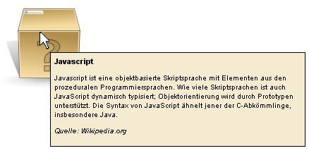 DHTML Tooltip Beispiel